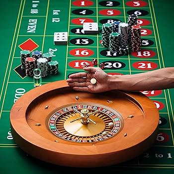 Cartas de Bacará em uma mesa de jogo verde